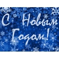 С наступающим Новым Годом!