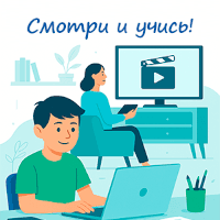 Логотип статьи: Новая Акция «Смотри и учись!»